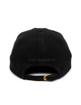 THE H.W. DOG CO. D-00601 SUEDE CAP IN BLACK