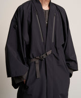 00WA195 SOFT THREE LAYER HAORI TECH - BLACK