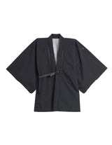 00WA195 SOFT THREE LAYER HAORI TECH - BLACK