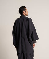 00WA195 SOFT THREE LAYER HAORI TECH - BLACK