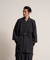 00WA195 SOFT THREE LAYER HAORI TECH - BLACK