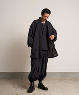 00WA195 SOFT THREE LAYER HAORI TECH - BLACK