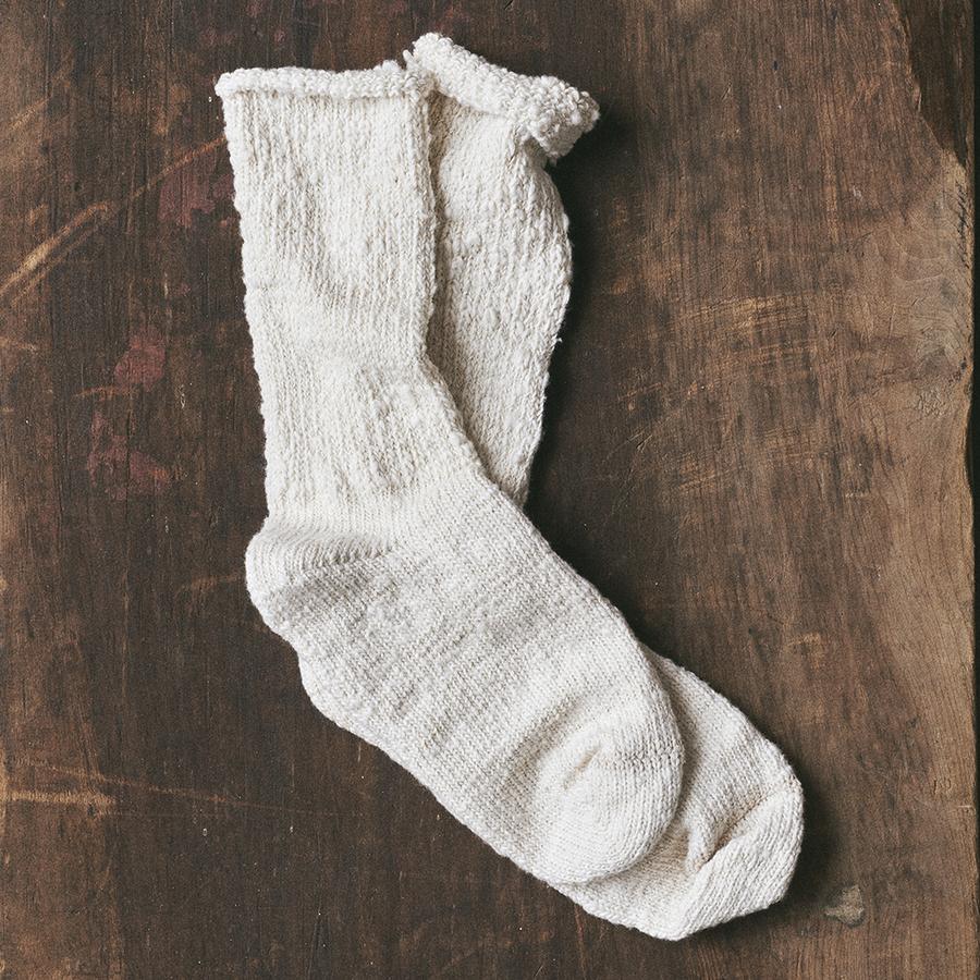 7-5000 "GARABOU" ORGANIC COTTON SLIPPER SOCKS