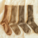 7-5001 ORGANIC COTTON BLENDED YAK RIBBED SOCKS