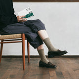 7-5001 ORGANIC COTTON BLENDED YAK RIBBED SOCKS