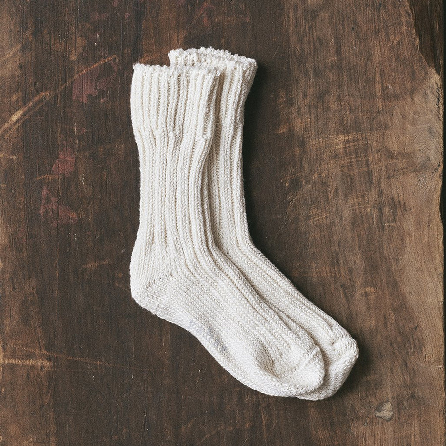 7-5002 ORGANIC COTTON ROW GAUGE SOCKS