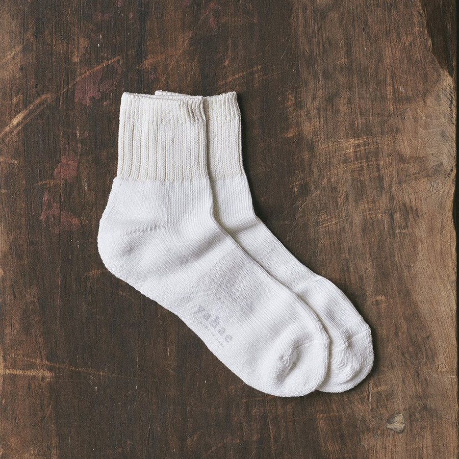 7-5004 COLORED ORGANIC COTTON ANKLE PILE SOCKS