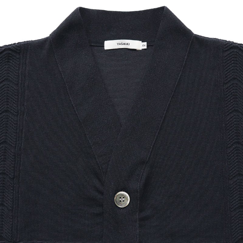 YSK-23SS-KN04 OUN HANTEN CARDIGAN