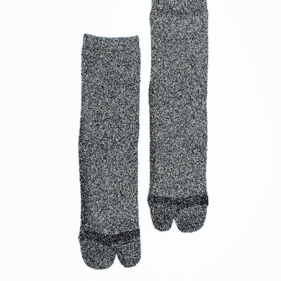 ND21X005 COTTON SILK SOCKS - BLACK