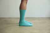 ND21X022SA-ML NODAL LOGO SOCKS - SAX x GRAY