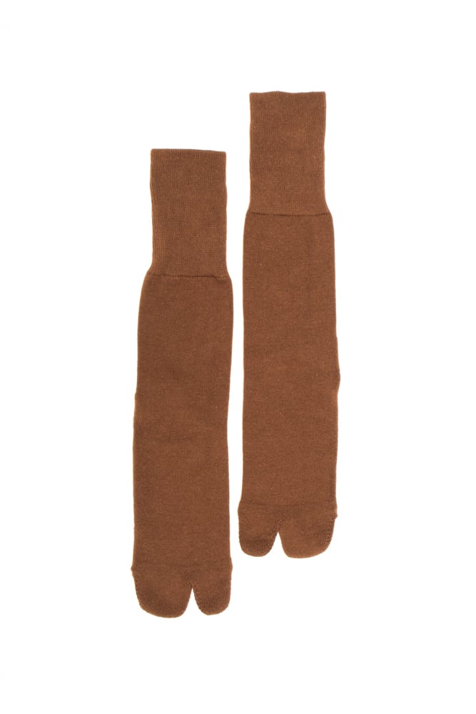 ND21X015BR NEW STANDARD SOCKS - BROWN