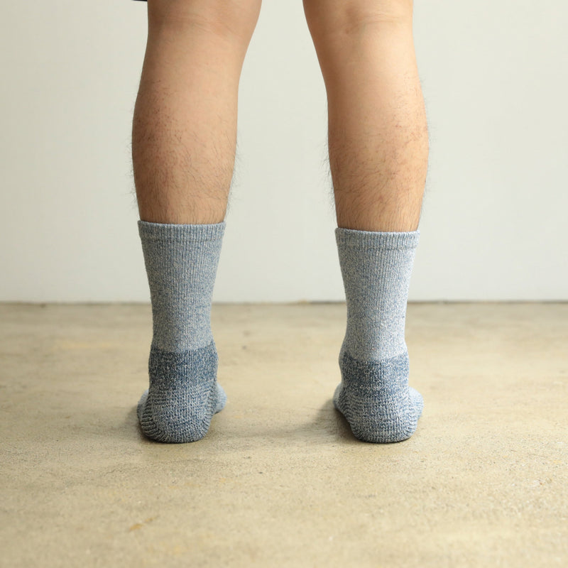 ND21X005 COTTON SILK SOCKS - BLUE
